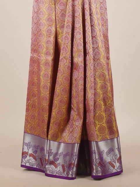 Buy Pothys Self Design Fashion Silk Blend Green, Pink Sarees Online @ Best  Price In India | Flipkart.com