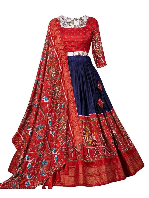 Raptus Lifestyle Women's Silk Readymade,Lehenga Choli,favourite outfit, So we have curated a collection of patola print traditional chaniya choli...