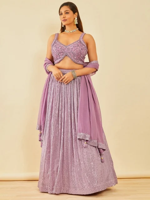 Soch Embellished Beads and Stones Ready to Wear Lehenga & Blouse With Dupatta