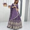 Fantastic Sequins Satin Lehenga Choli With Dupatta